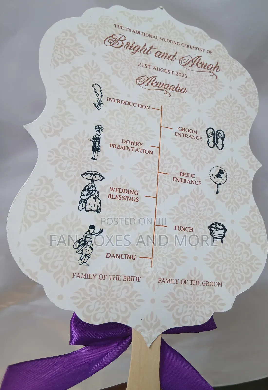 Custom Program Fans – Perfect for Weddings, Funerals, Events