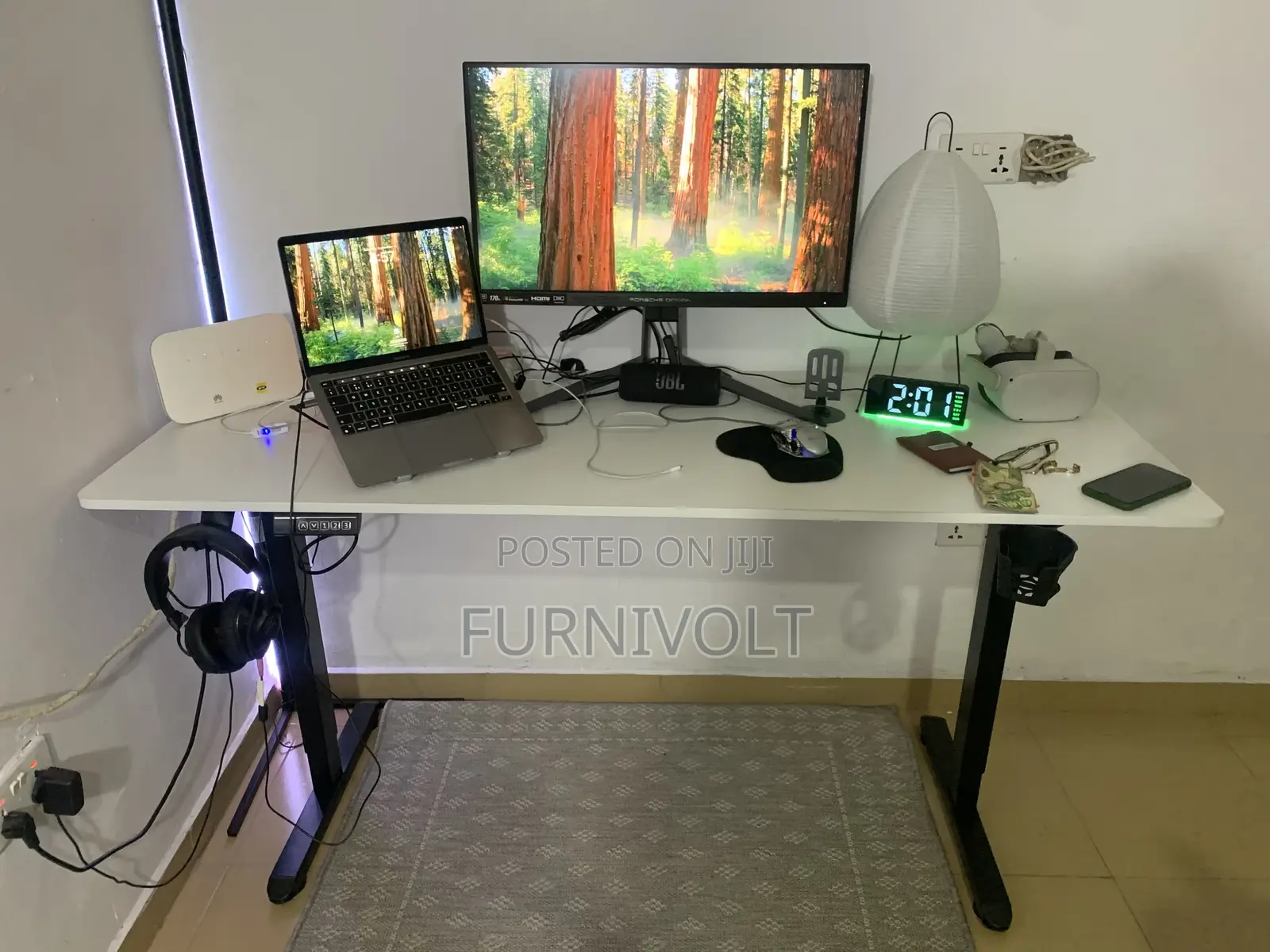 Electric Adjustable Desk 160cm