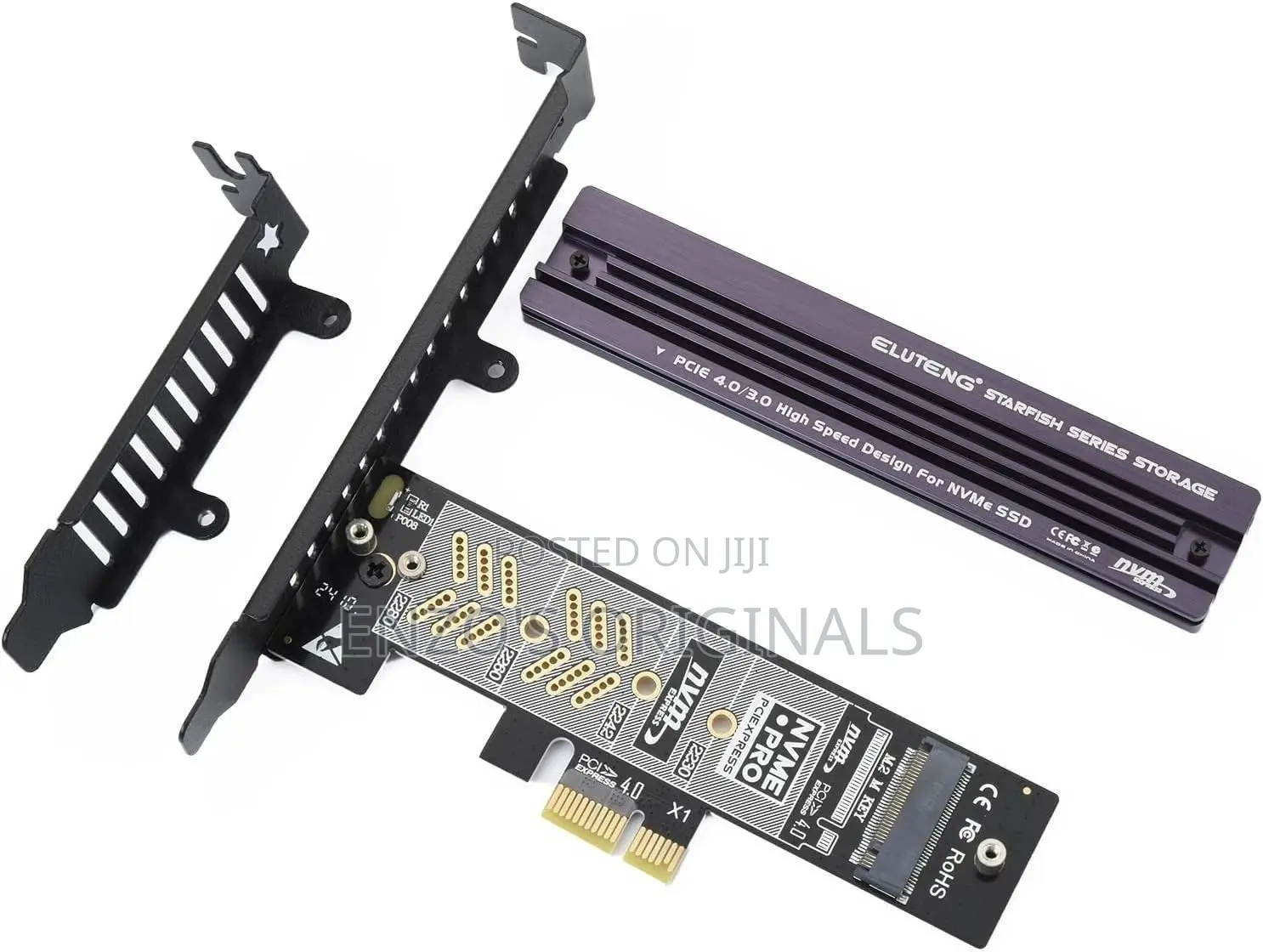 Nvme Pcie 4.0 Adapter M.2 Nvme Ssd To Pci Slots X1 X4 X8 X16 Expansion