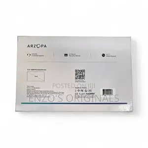 Arzopa 15.6" Portable Monitor FHD 1080p Ultra-Slim With Usb-C Hdmi