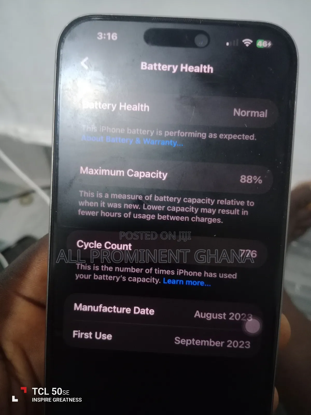 Apple iPhone 15 Pro Max 256 GB Silver