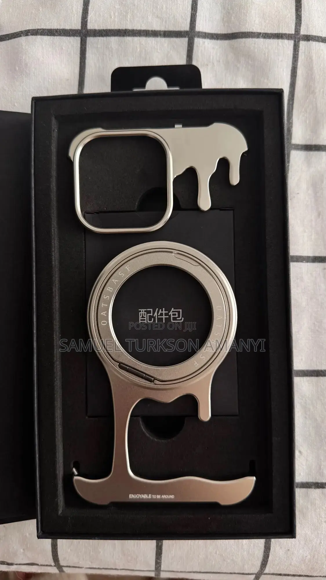 Oatsbasf Magnetic Metal Phone Case for iPhone 15 and 16 Pro Max