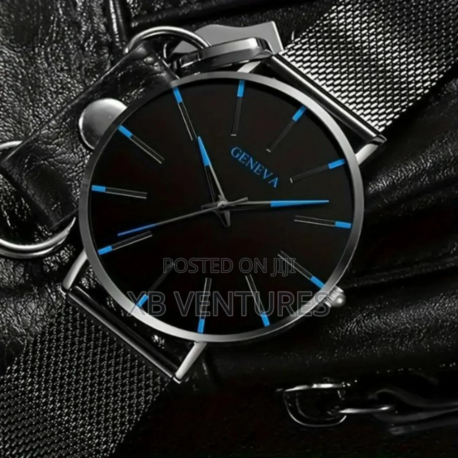 Elegant Luxury Analog Watch + Bracelet Gift Set for Men