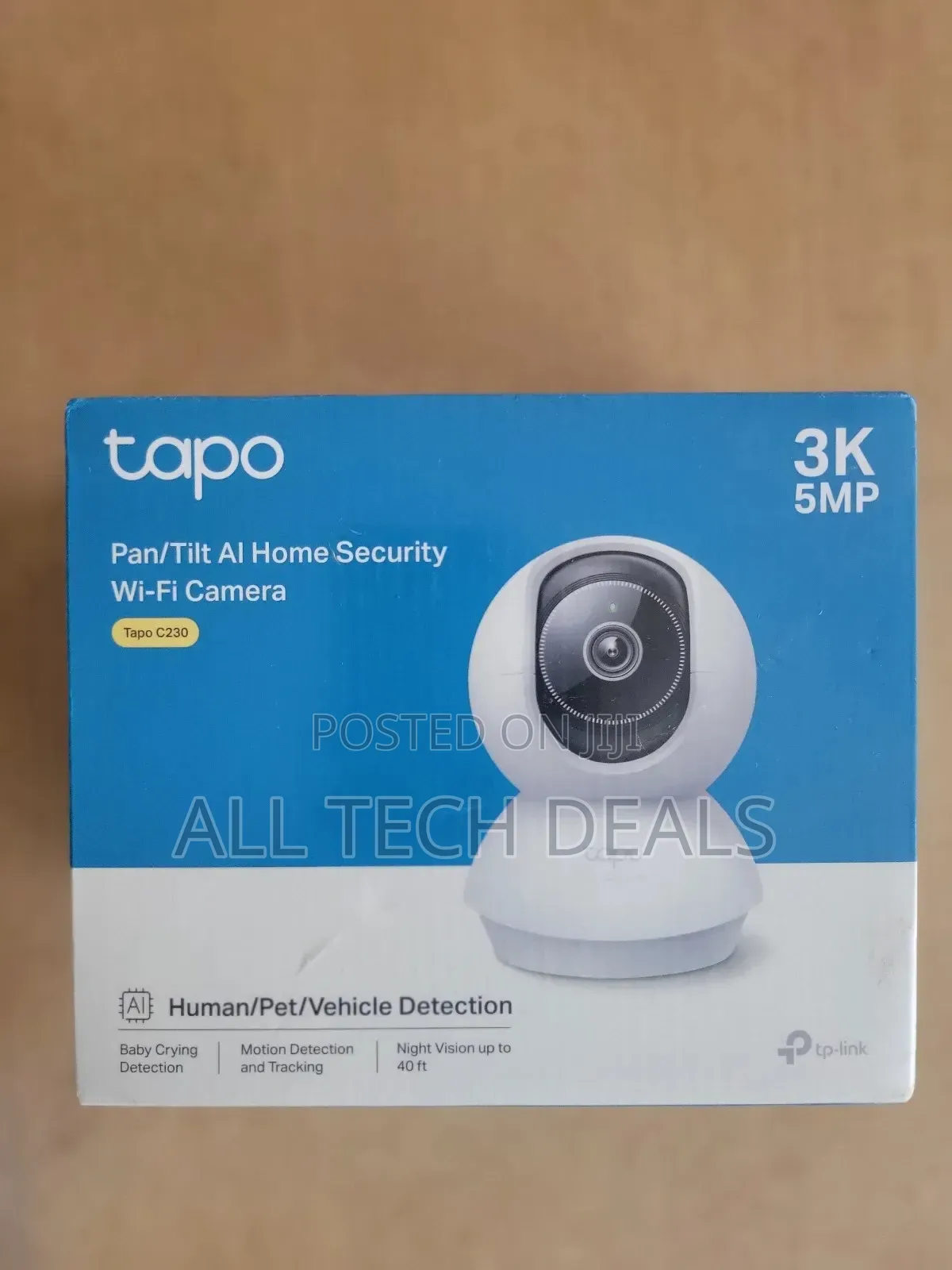 Tp-Link Tapo C230 Pan/Tilt Al Home Security Wi-Fi Camera
