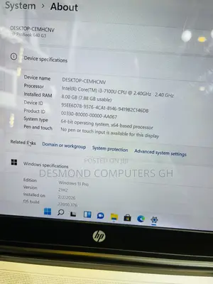 Laptop HP ProBook 640 G3 8GB Intel Core i3 HDD 500GB