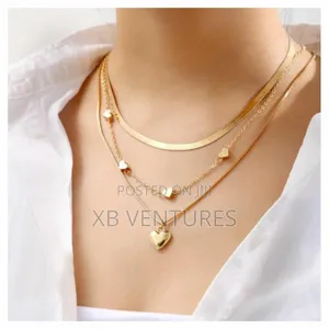 One/Two/Three-layer Necklace - Gold