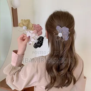 Rose Fabrics Hair Claw Clip