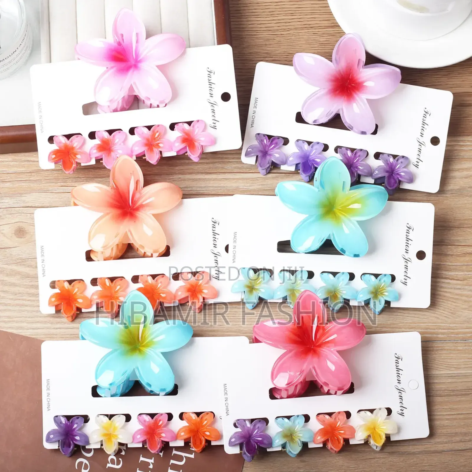 Rose Fabrics Hair Claw Clip