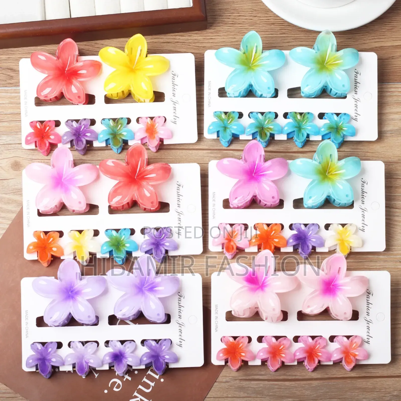 Rose Fabrics Hair Claw Clip