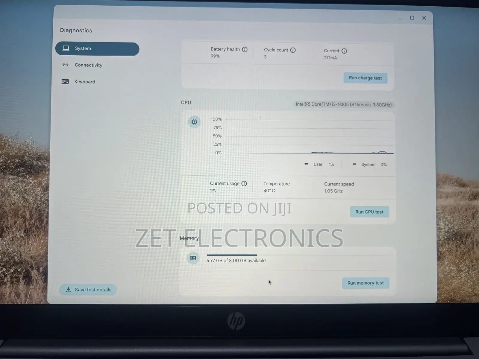 Laptop HP Chromebook 8GB Intel Core I3 eMMC 256GB