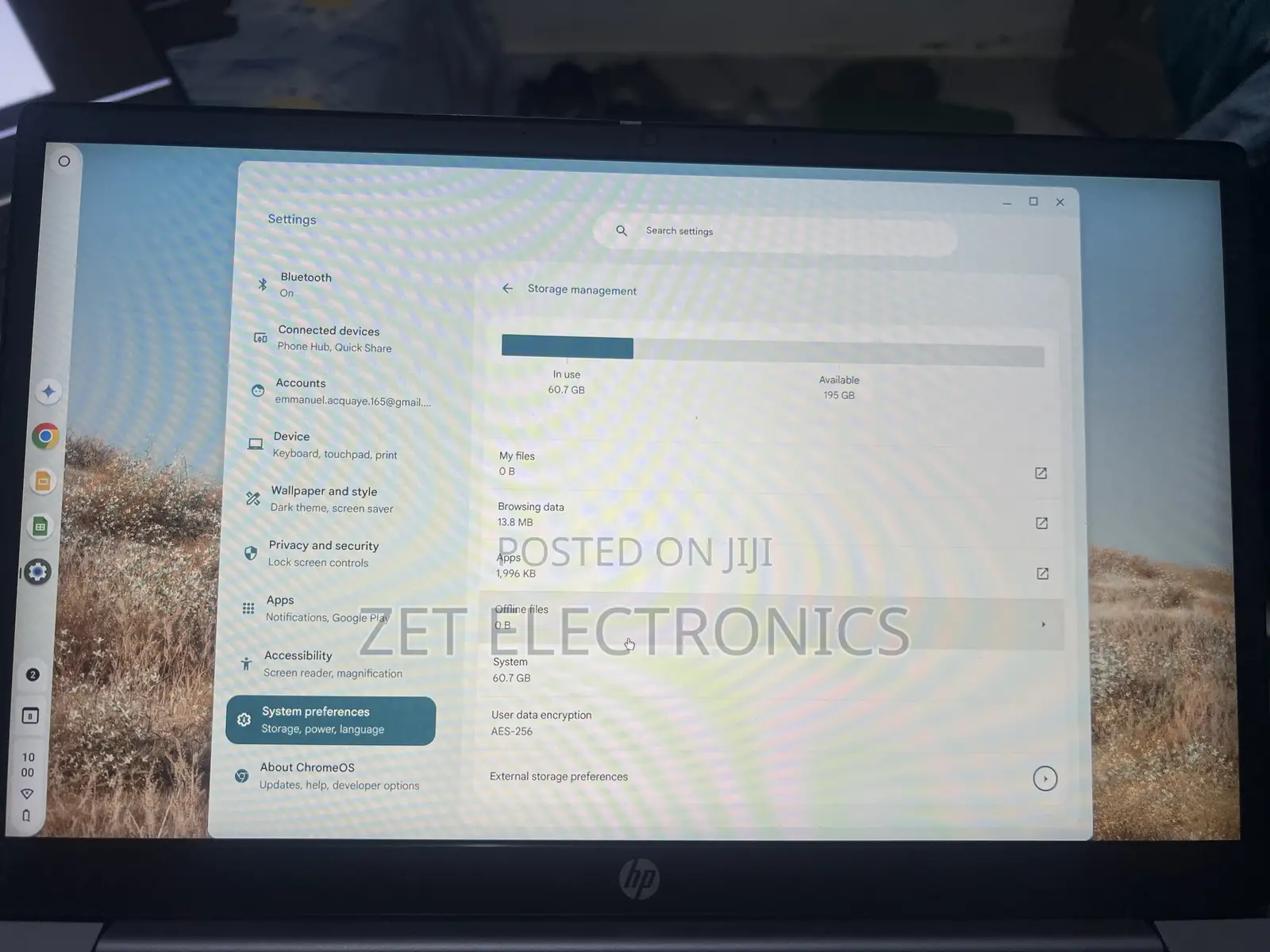 Laptop HP Chromebook 8GB Intel Core I3 eMMC 256GB