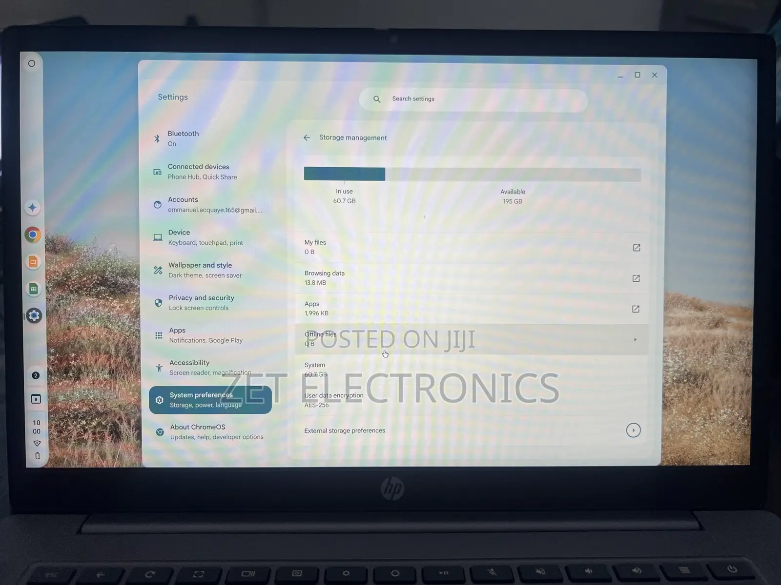 Laptop HP Chromebook 8GB Intel Core I3 eMMC 256GB