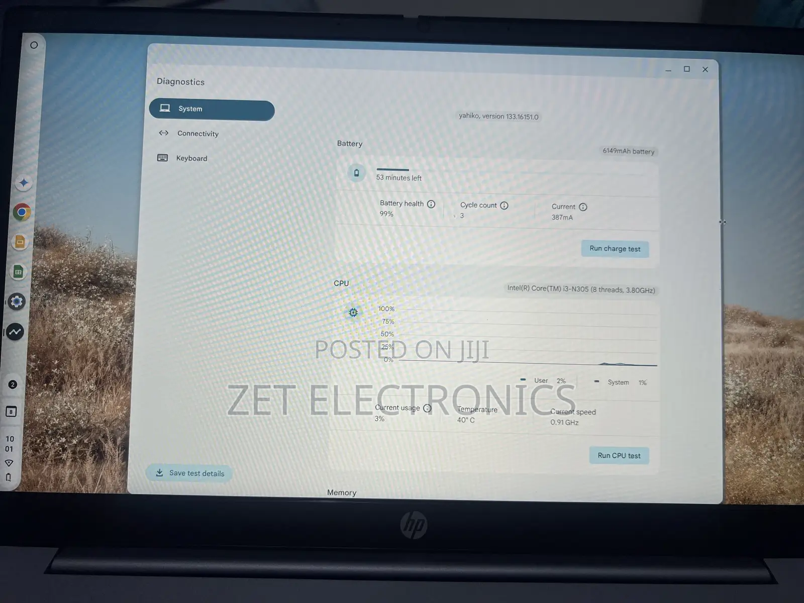 Laptop HP Chromebook 8GB Intel Core I3 eMMC 256GB