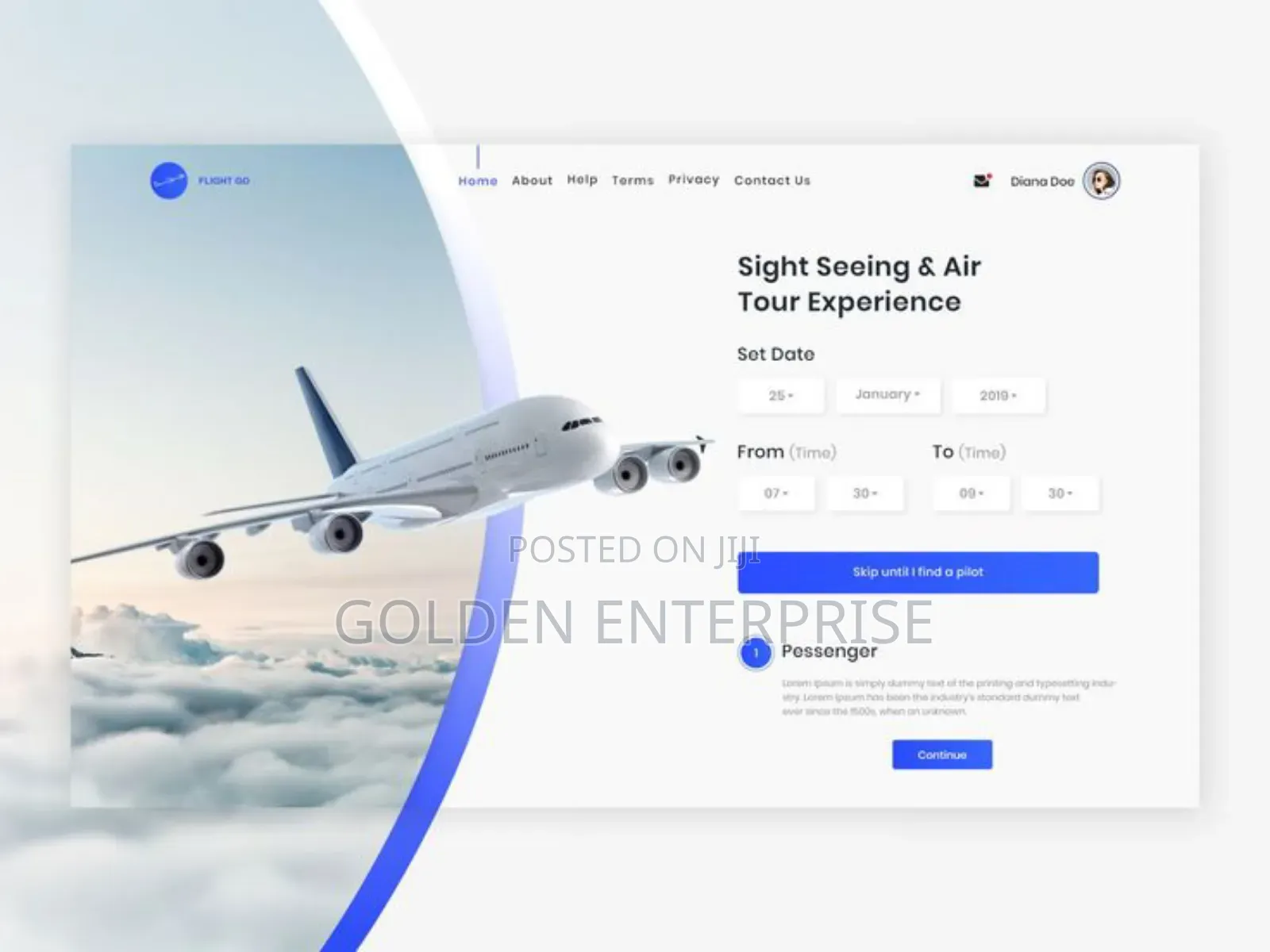 Travel Tours Fully Automated Website
