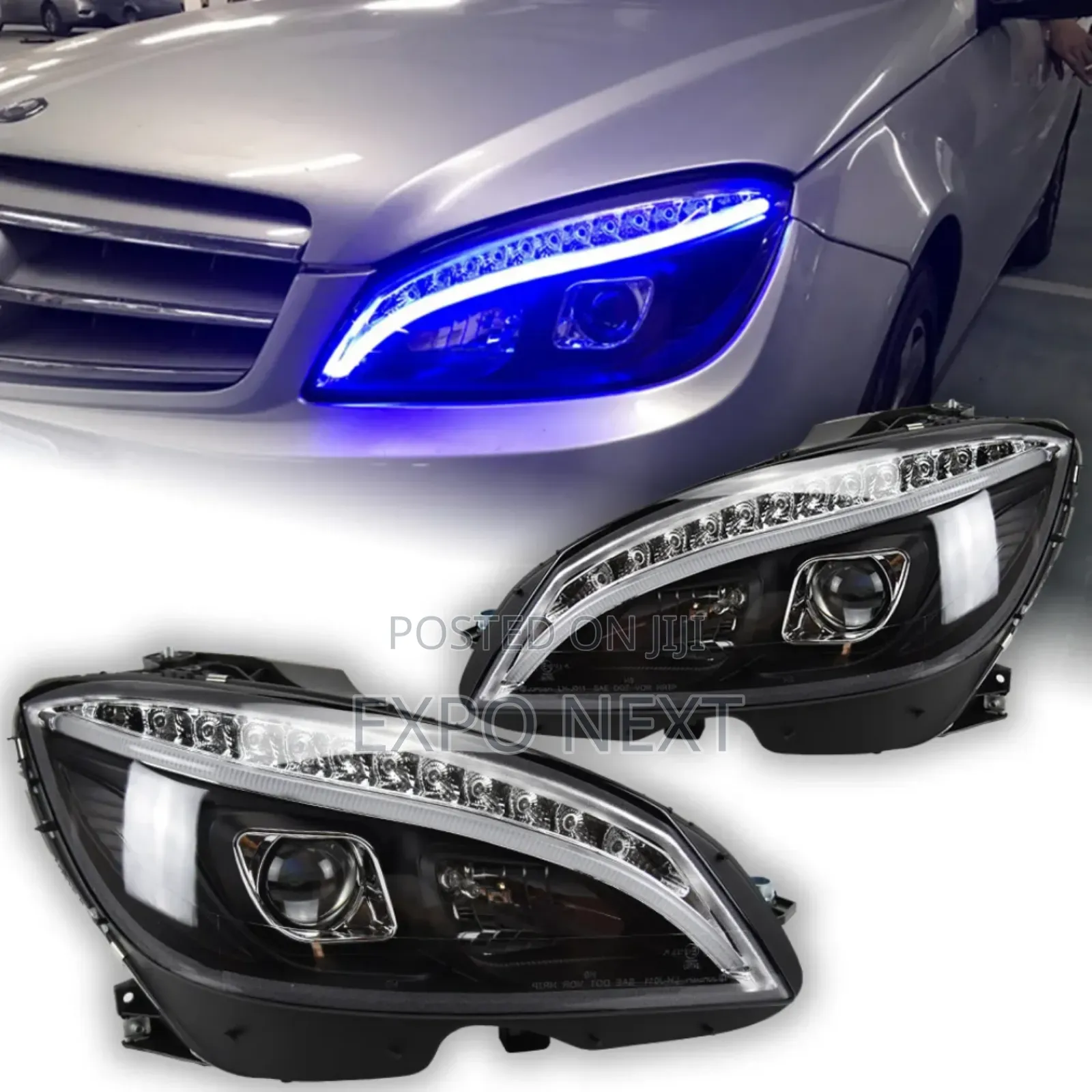 Mercedes-benz W205 C200/C250/C260/C300 Original Us Led Headlight Used