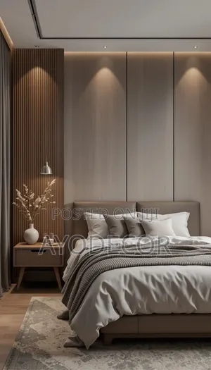 Interior Walls Using Bamboo Charcoal Board - Bedside Design