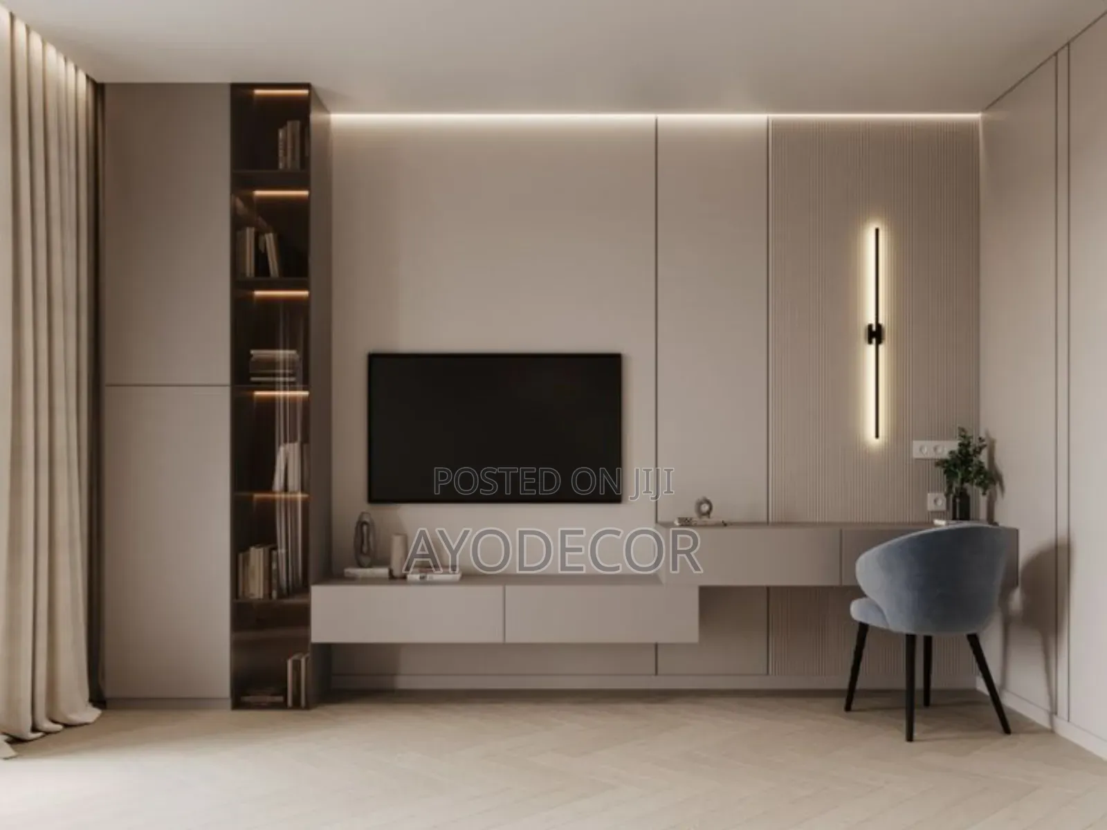 Bamboo Charcoal Board Tv Wall Design Project