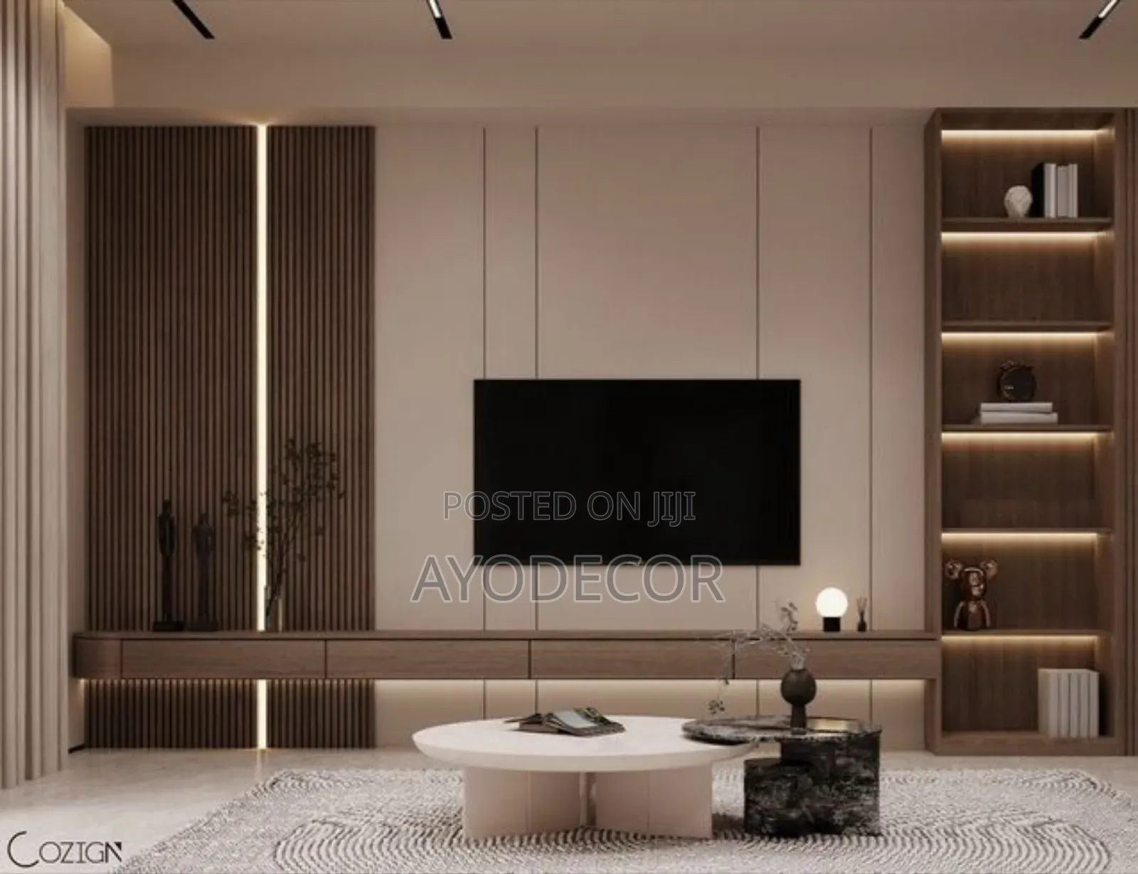 Bamboo Charcoal Board Tv Wall Design Project