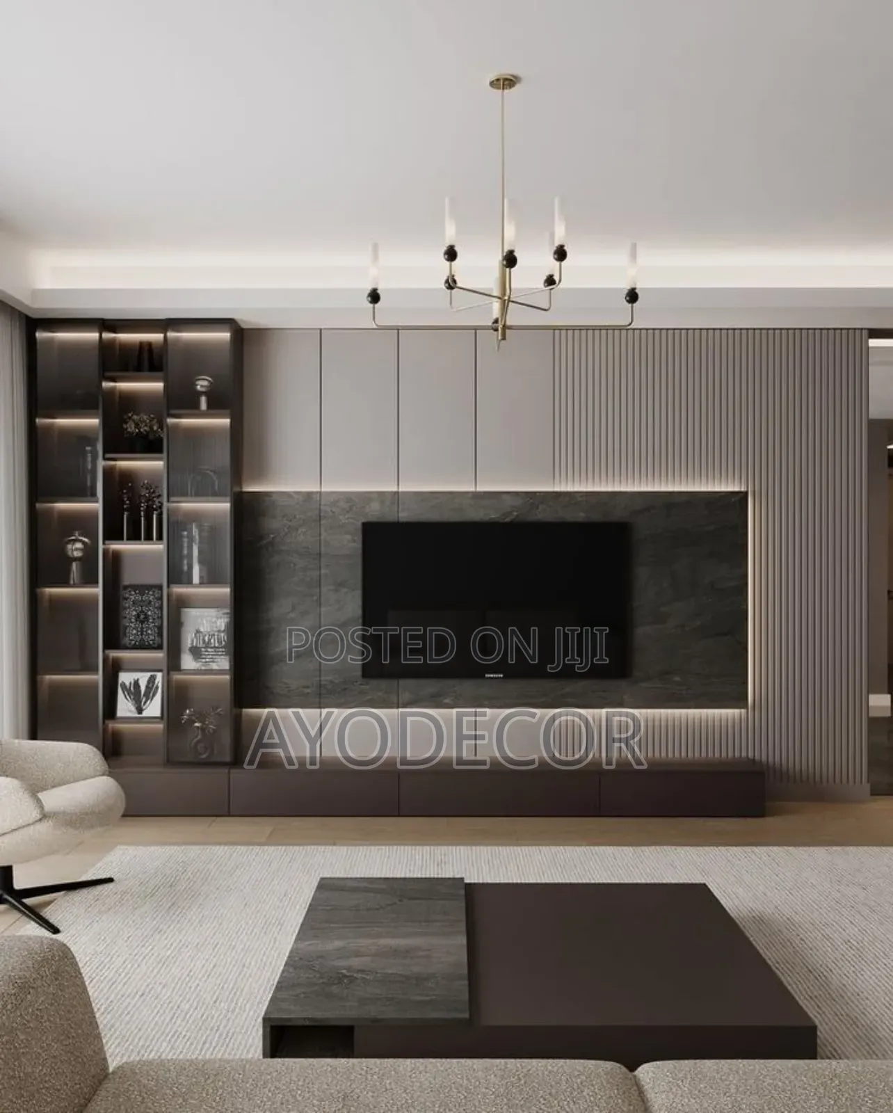Bamboo Charcoal Board Tv Wall Design Project