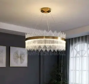 Cryatal Golden Chandelier Light.
