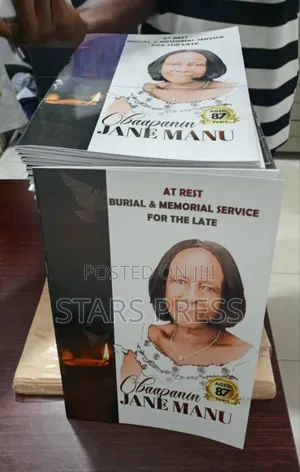 Funeral Brochure Printing
