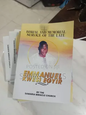 Funeral Brochure Printing