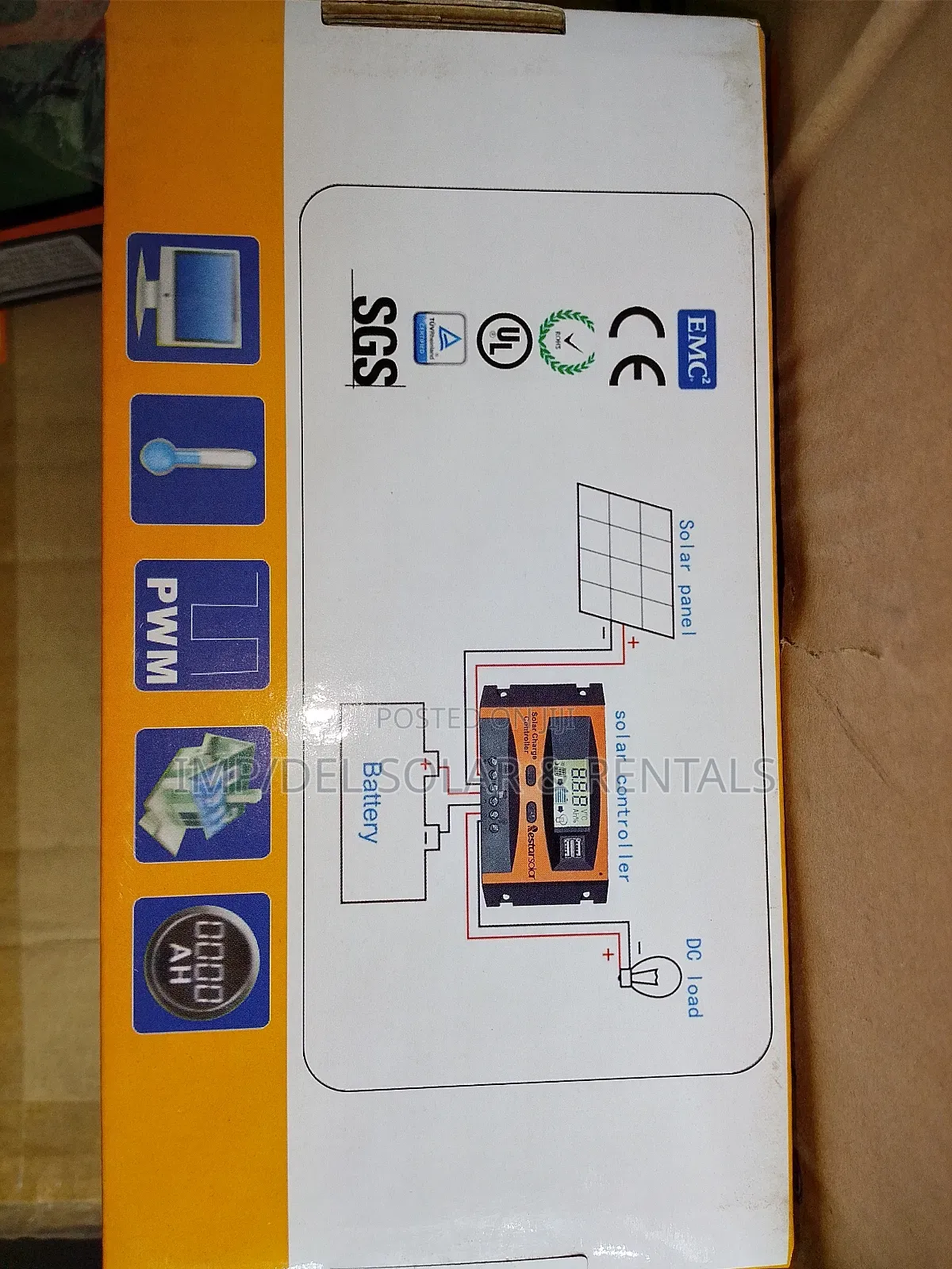 10a Pwm Solar Charge Controller With Usb 2 Ports