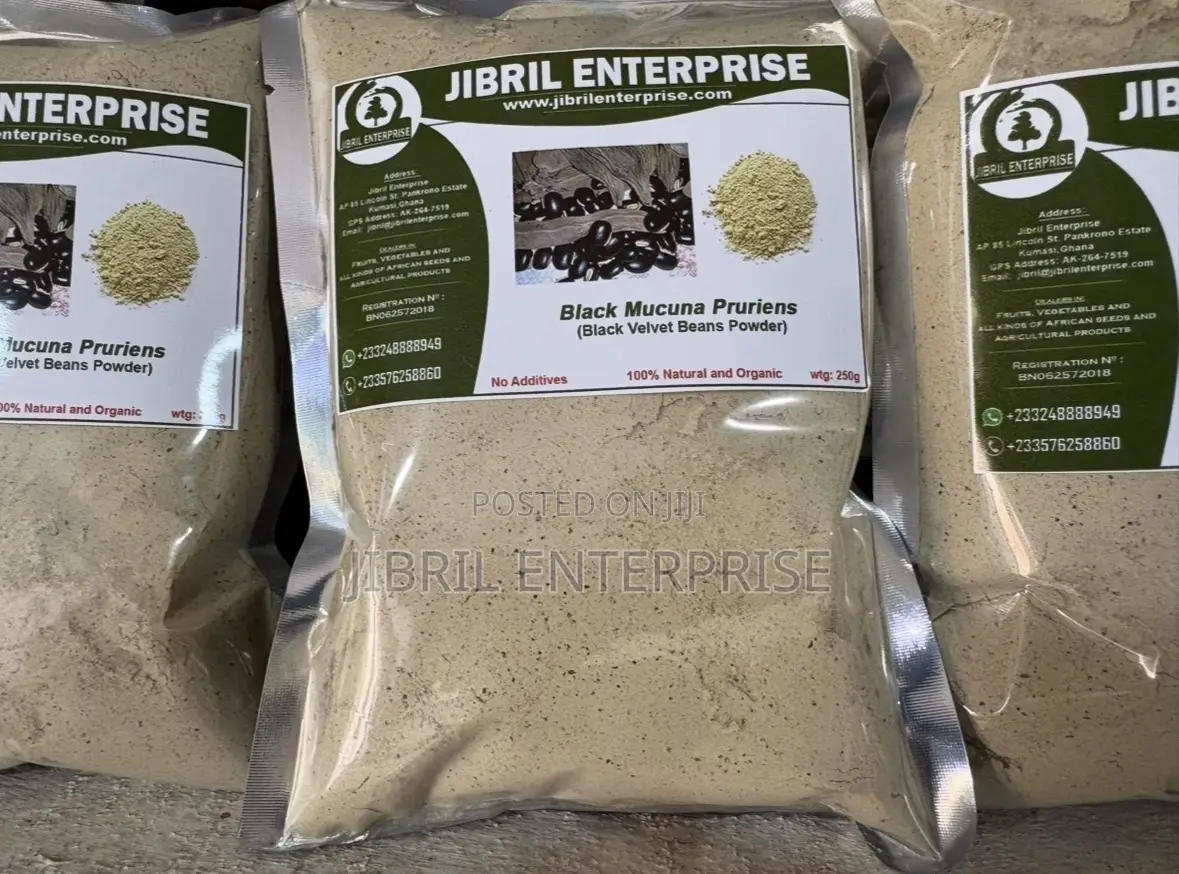 Black Mucuna Pruriens (Black Velvet Beans)Powde, 200g /30gh