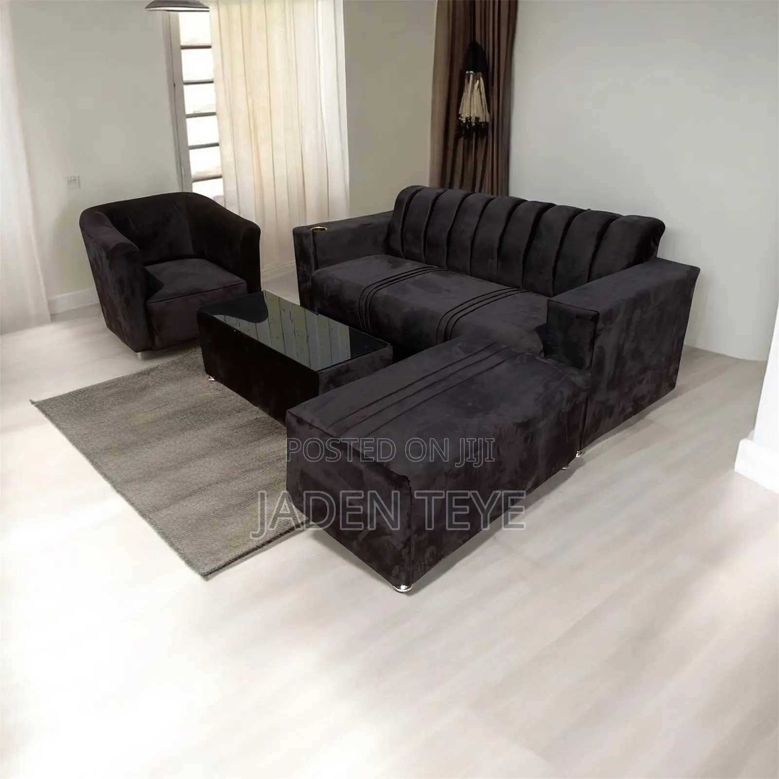 Black Brand New Luxury 3 in One and Single Set