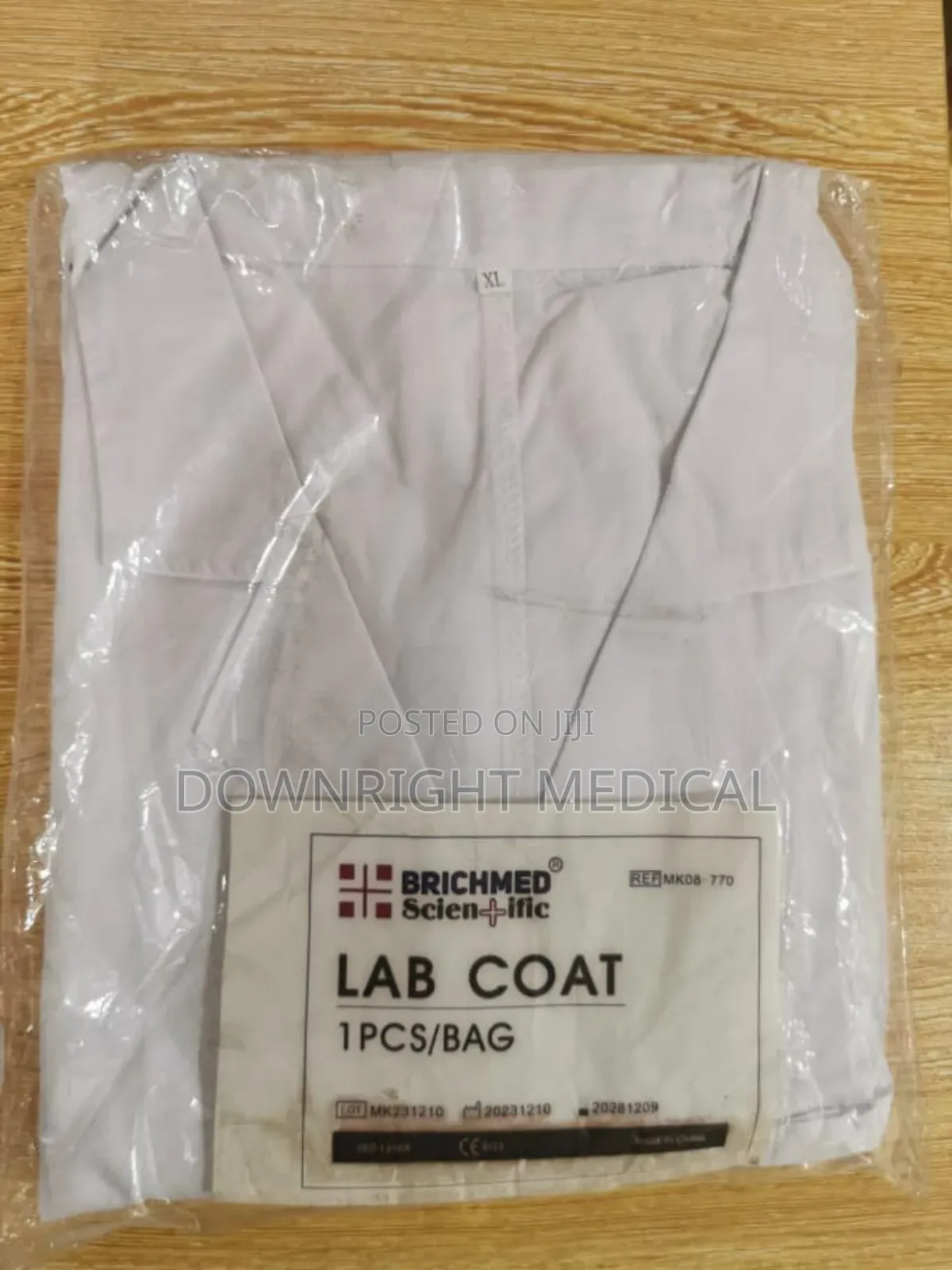 Lab Coat, Long Sleeves , L Xl