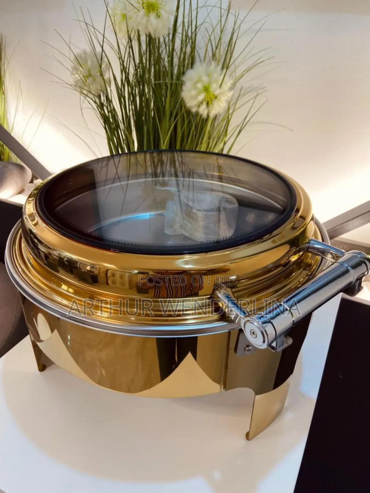 Silver And Gold Chaffing Dish