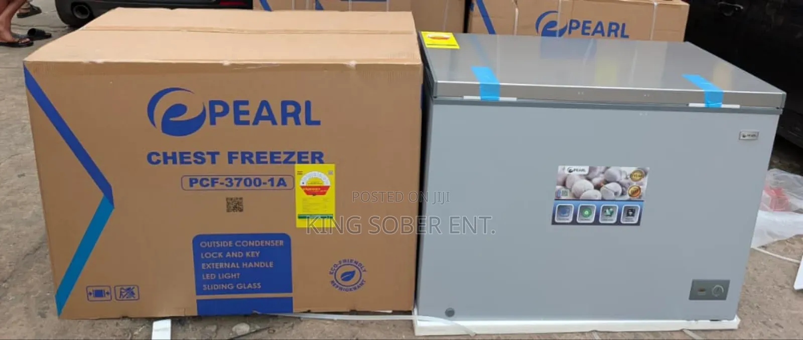 Pearl PCF-3700-1a Chest Freezer 290ltrs Ghc3200.