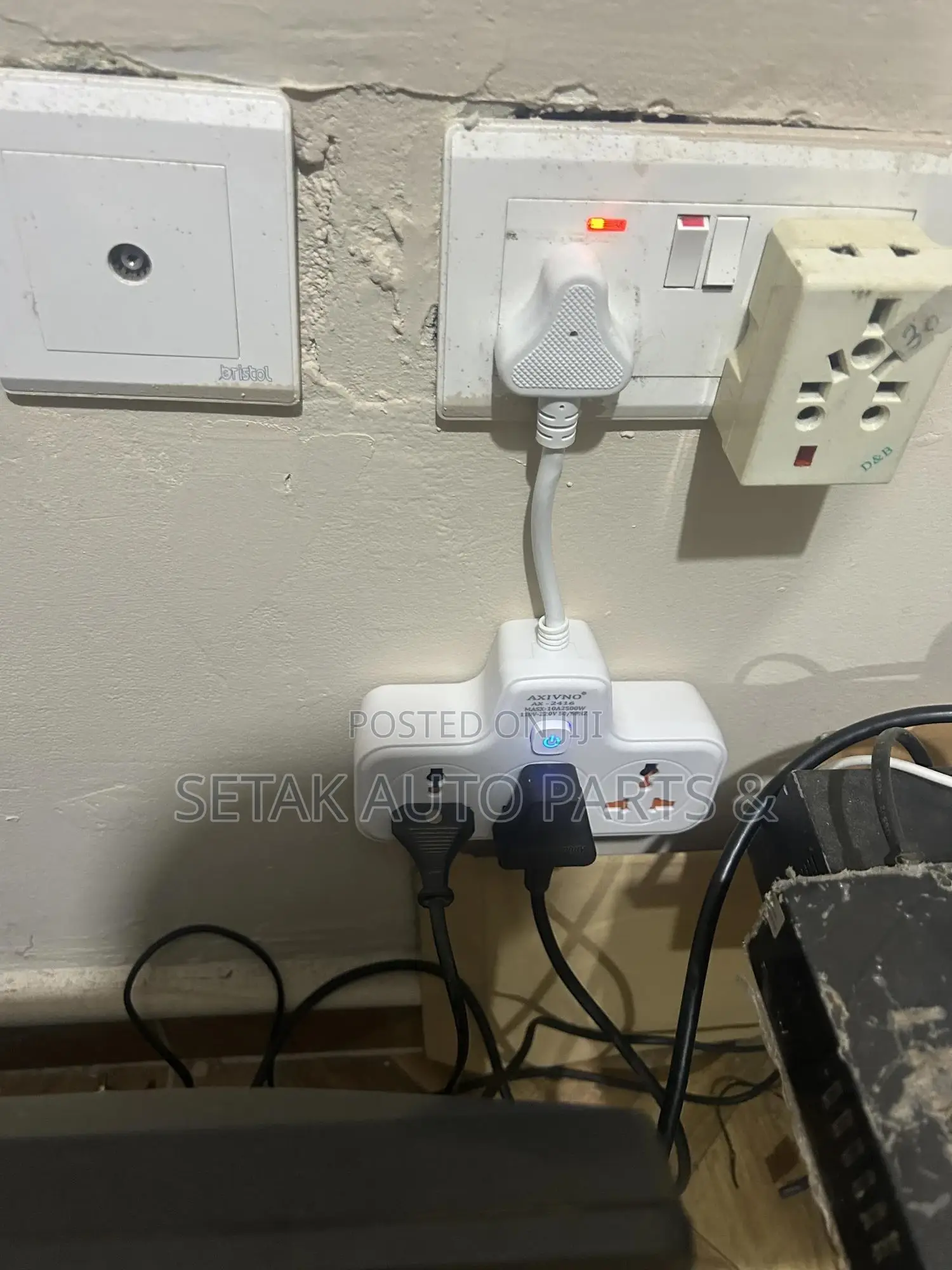 Universal Multi Socket 2 Usb 1 Type-c 2.1a Children Protection