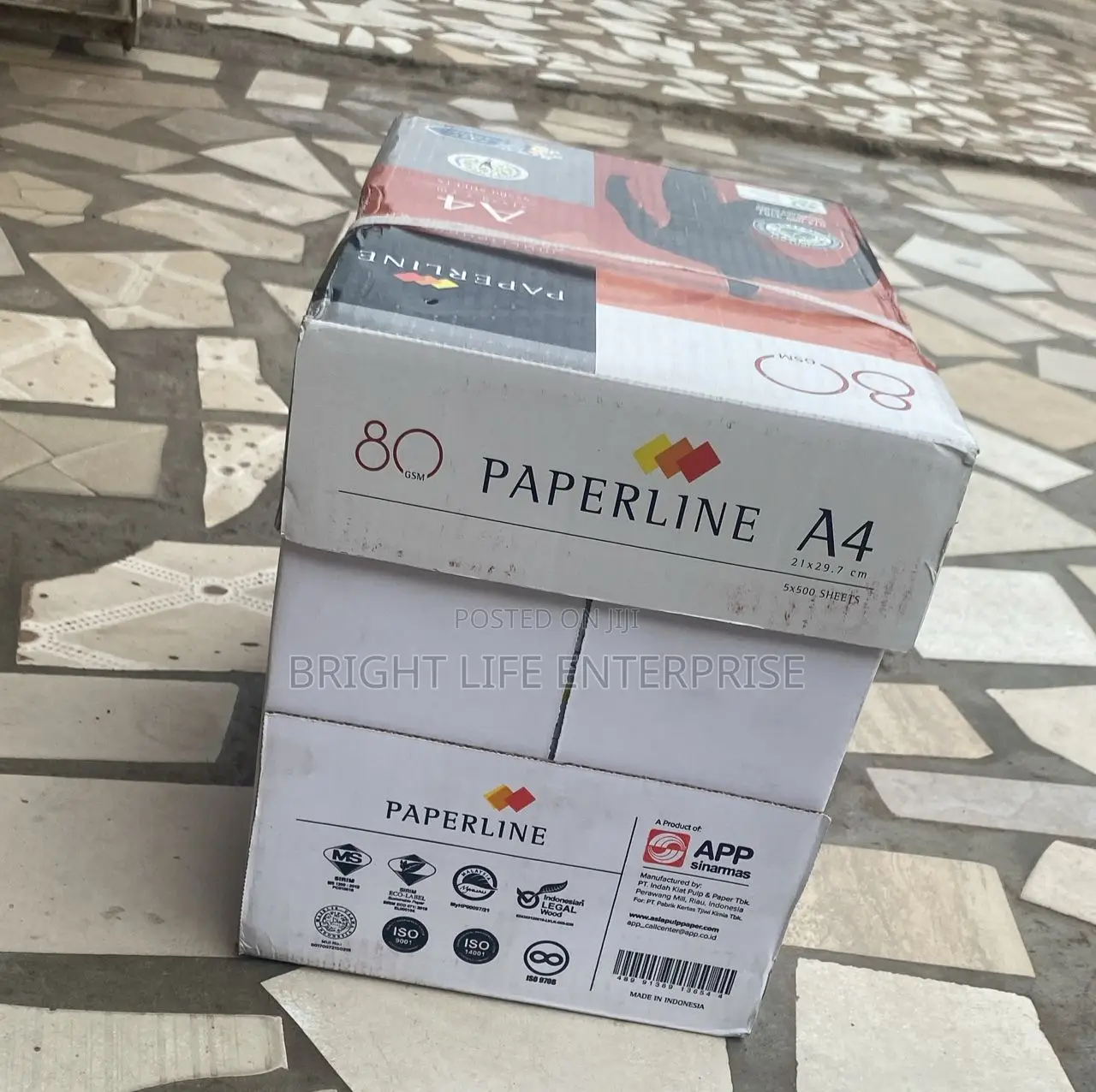 A4 Paperline Universal Premium Copy Paper 2,500 Sheets.