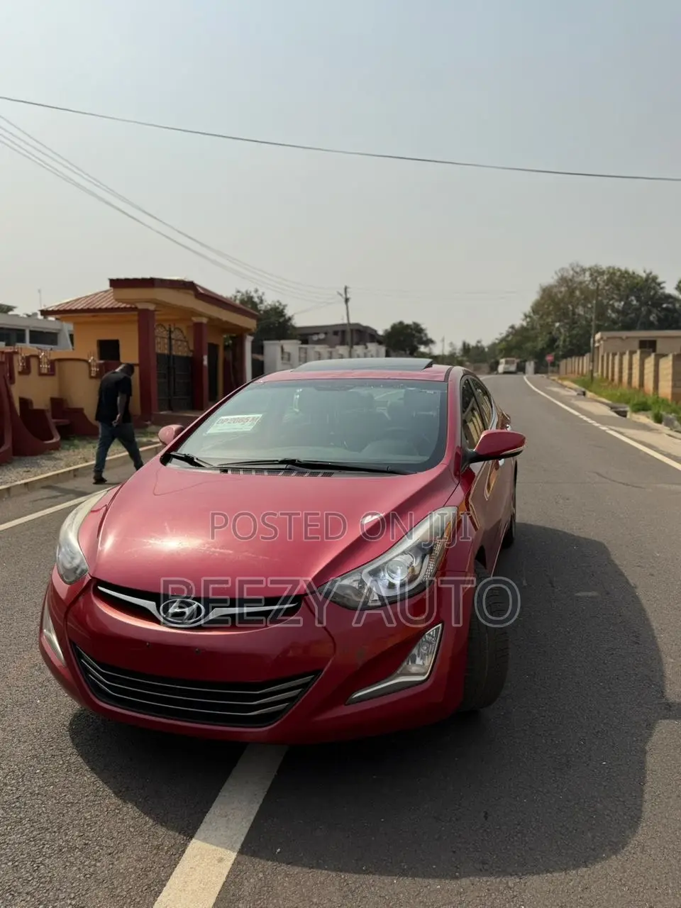 Hyundai Elantra Limited 4dr Sedan (1.8L 4cyl 6A) 2015 Red