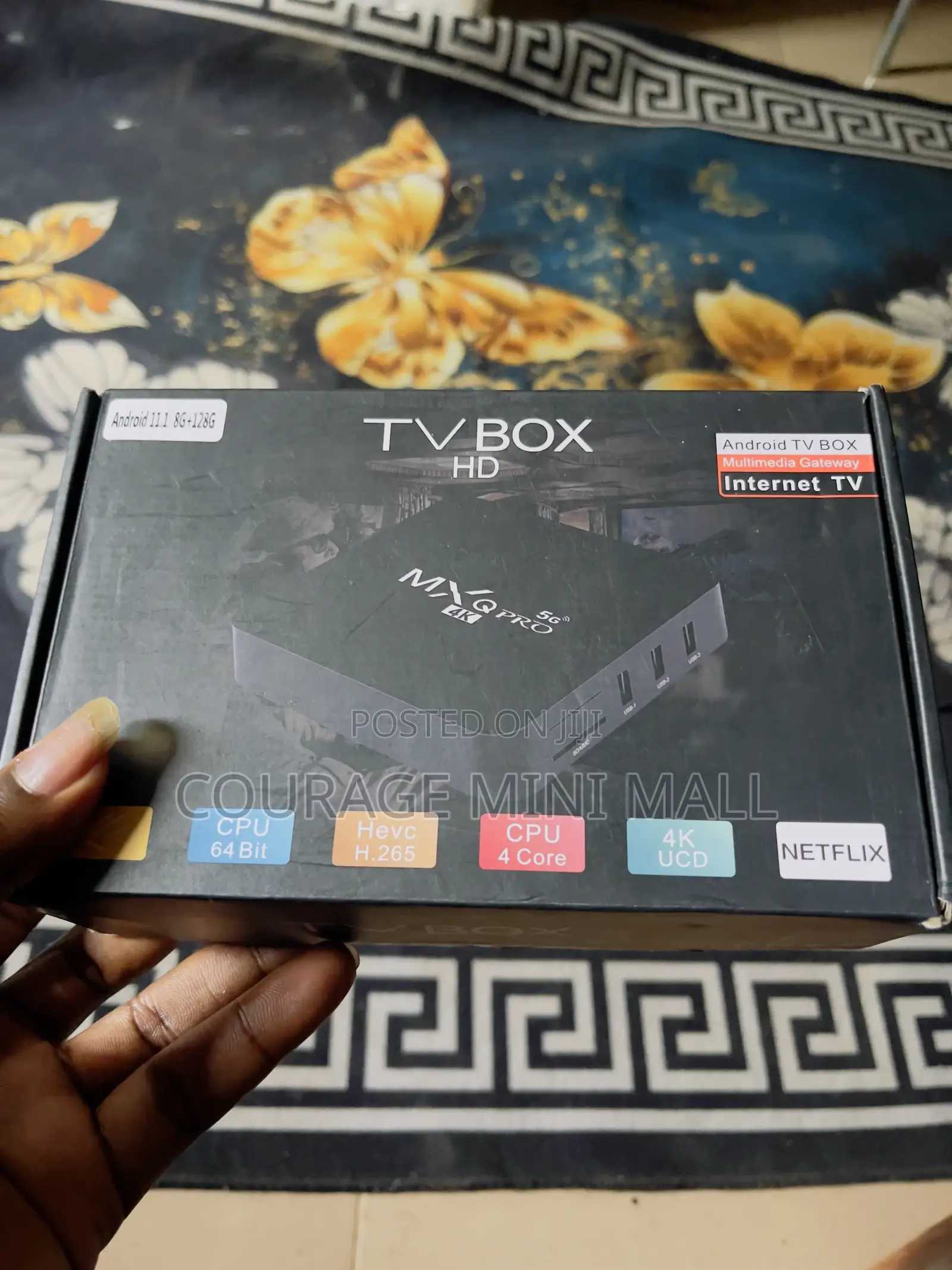 Android Box Tv Box 128gb 4k Resolution