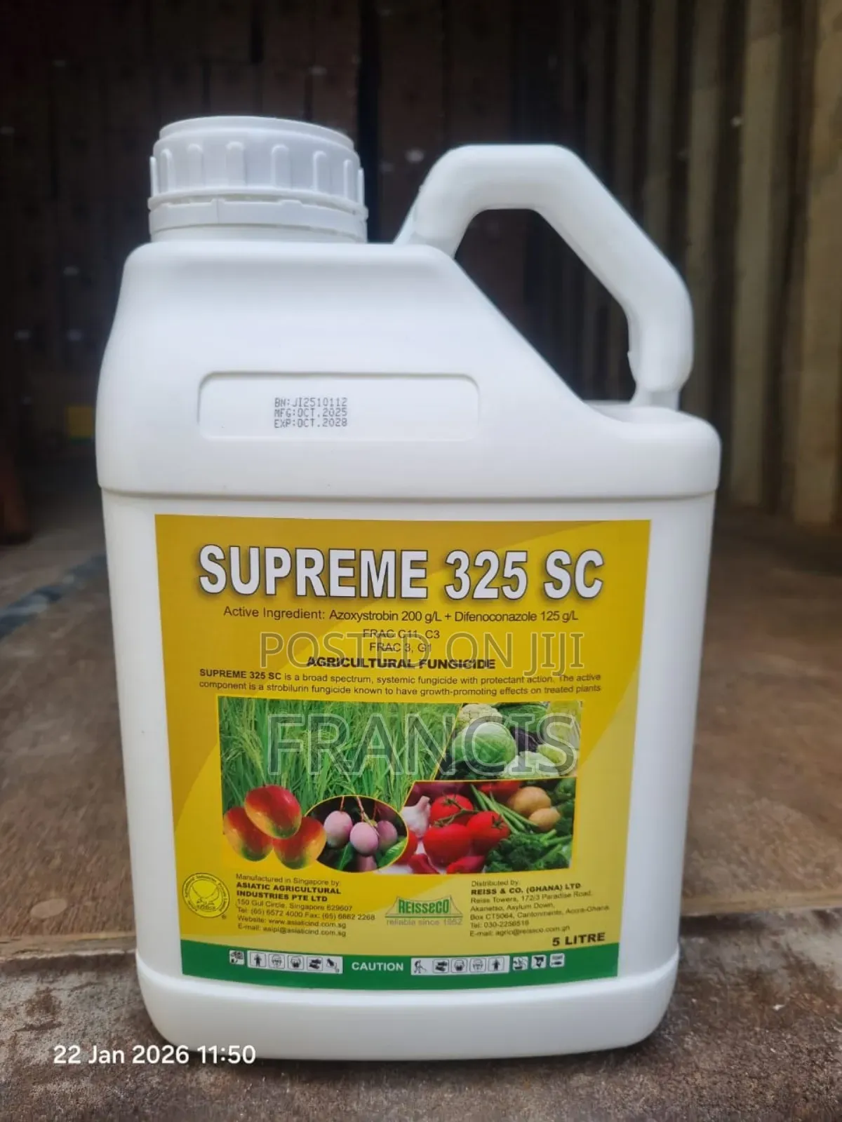 Supreme 325 Sc - Agricultural Fungicide