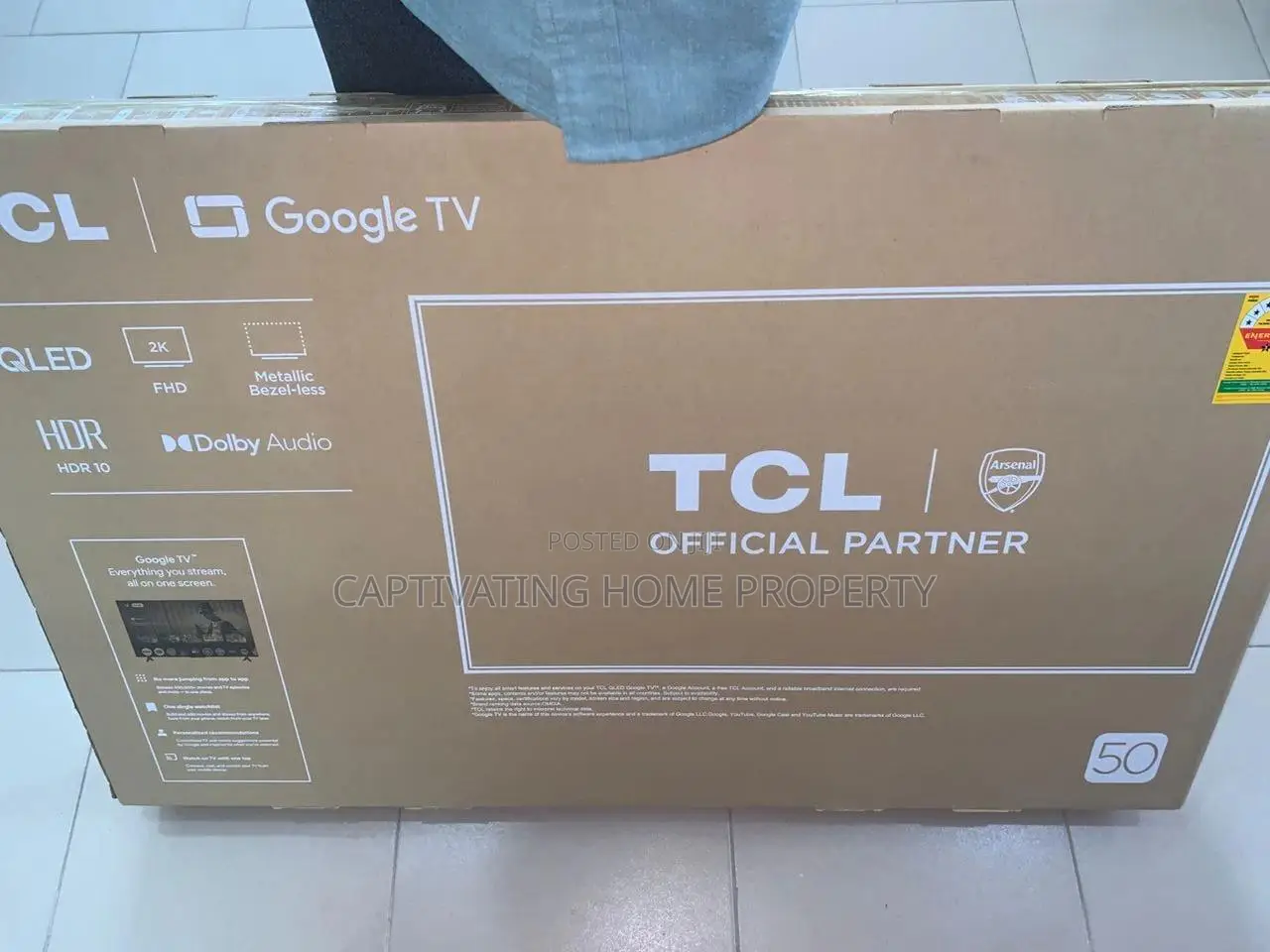 TCL Smart Tv (50inch Qled) Netflix, Prime, Google, Bluetooth More