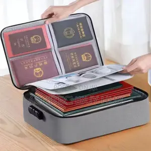 Multi-layer Document Storage Bag / File Organizer