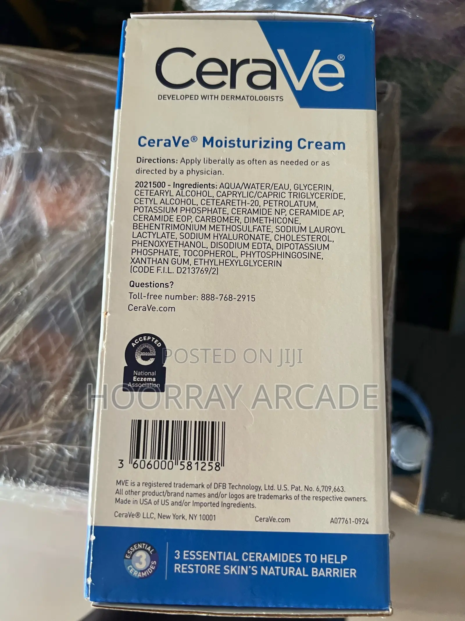 Cerave Moisturizing Cream Moisturizes 906g