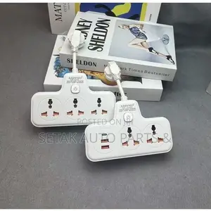 Universal Multi Socket 2 Usb 1 Type-c 2.1a Children Protection