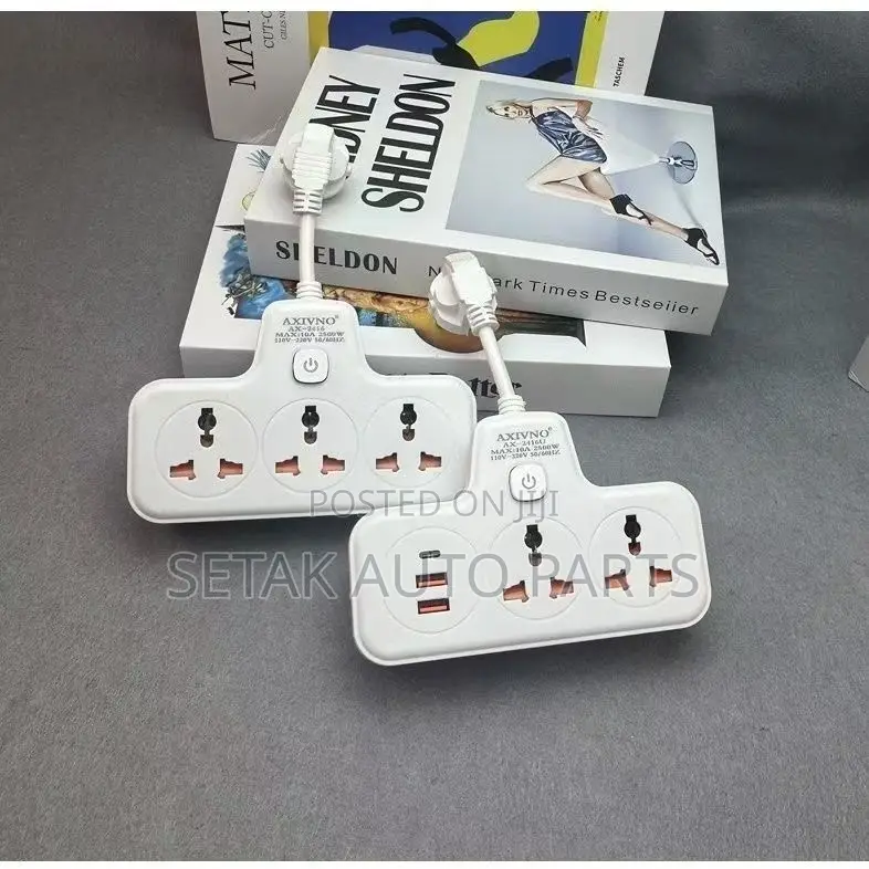 Universal Multi Socket 2 Usb 1 Type-c 2.1a Children Protection