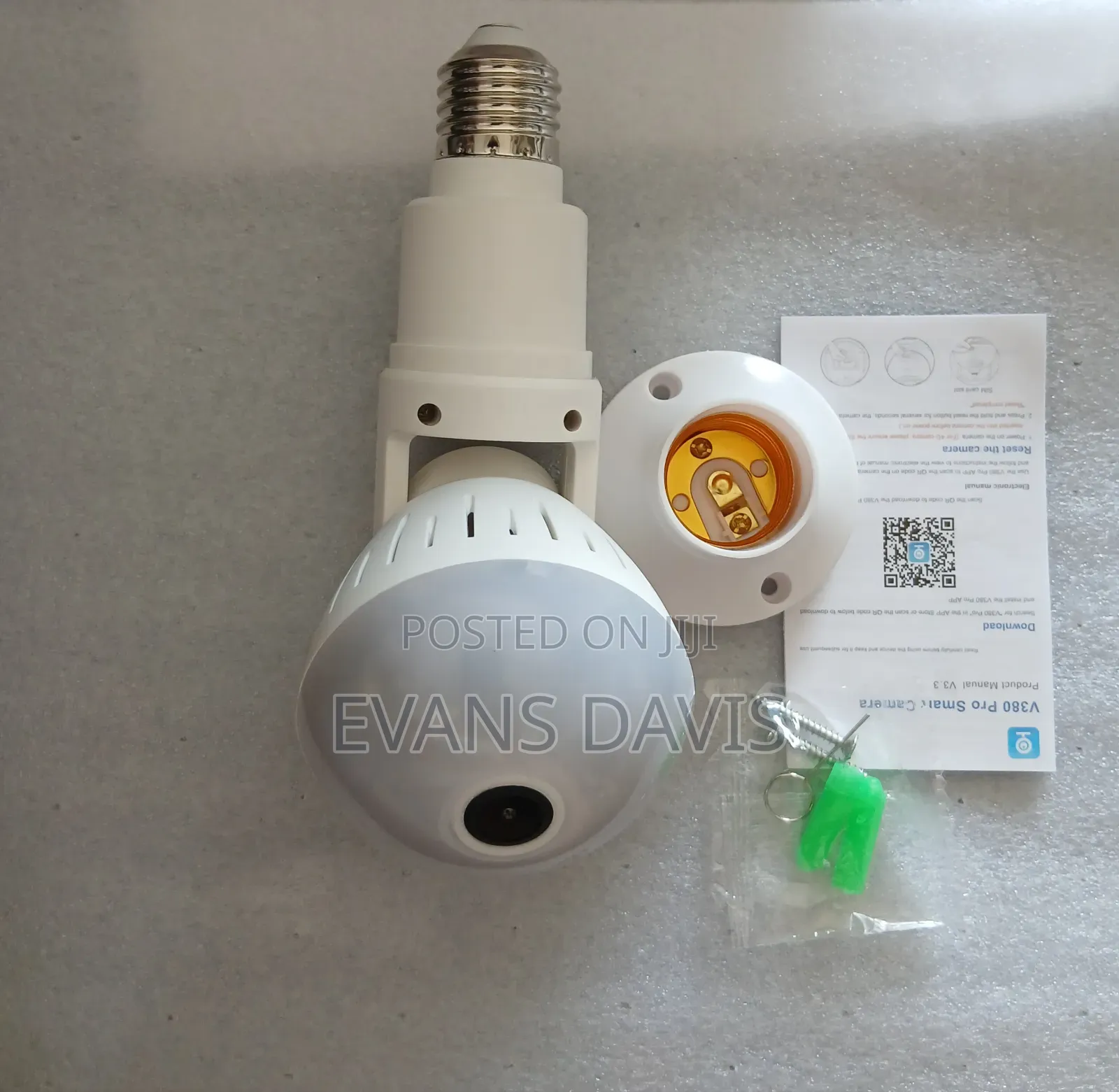 360 View Panoramic Flexible Bulb Camera 4mp