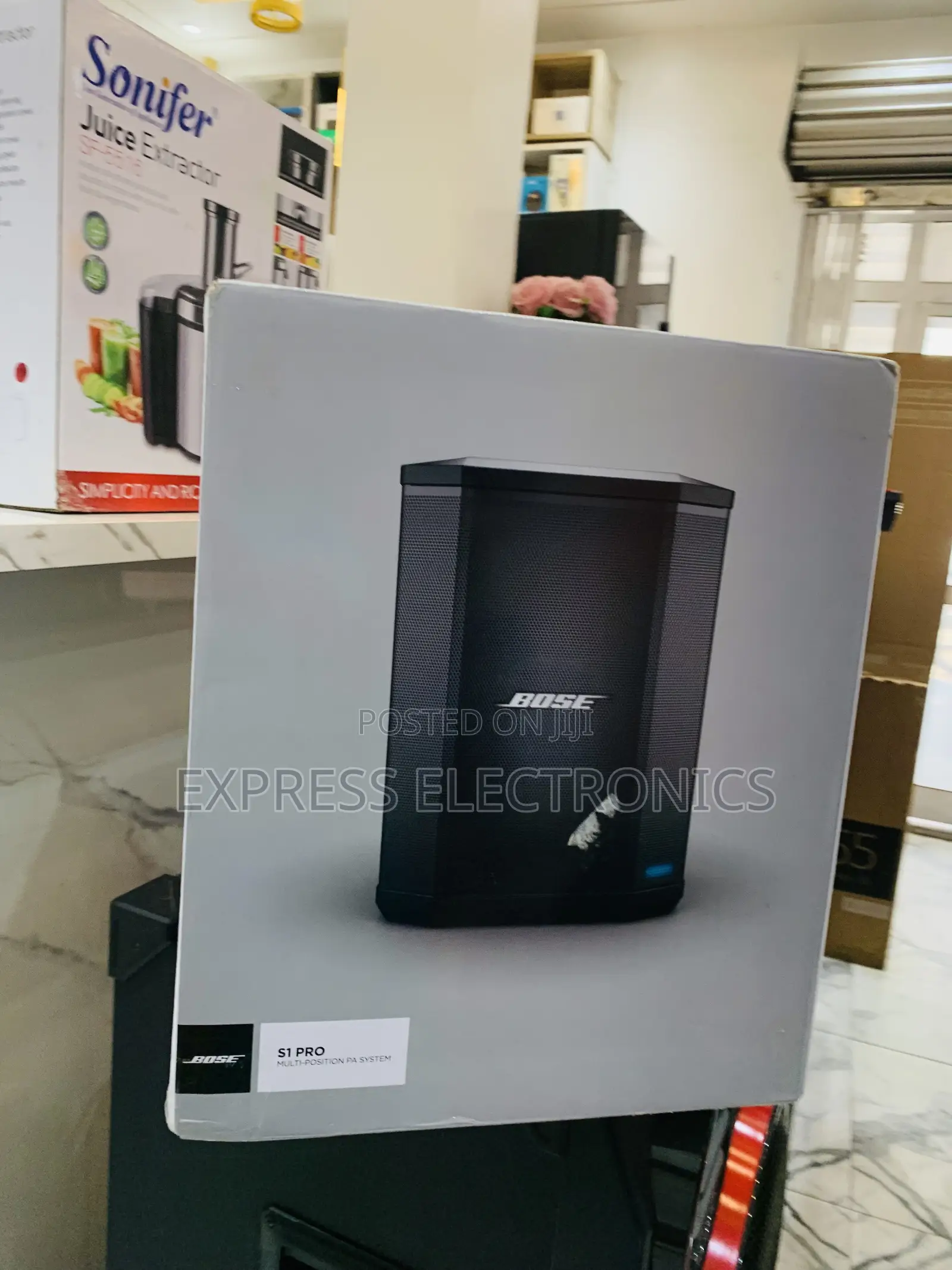 Get a New Black Portable Speaker Bluetooth Bose S1 Pro