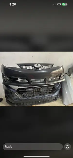 Camry Spider 2012,2013,2014 Complete Bumper