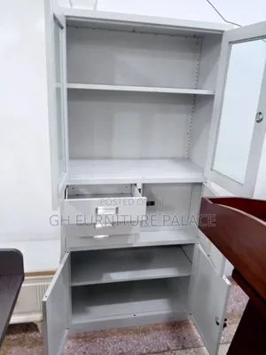 Metal Cabinet With Safe