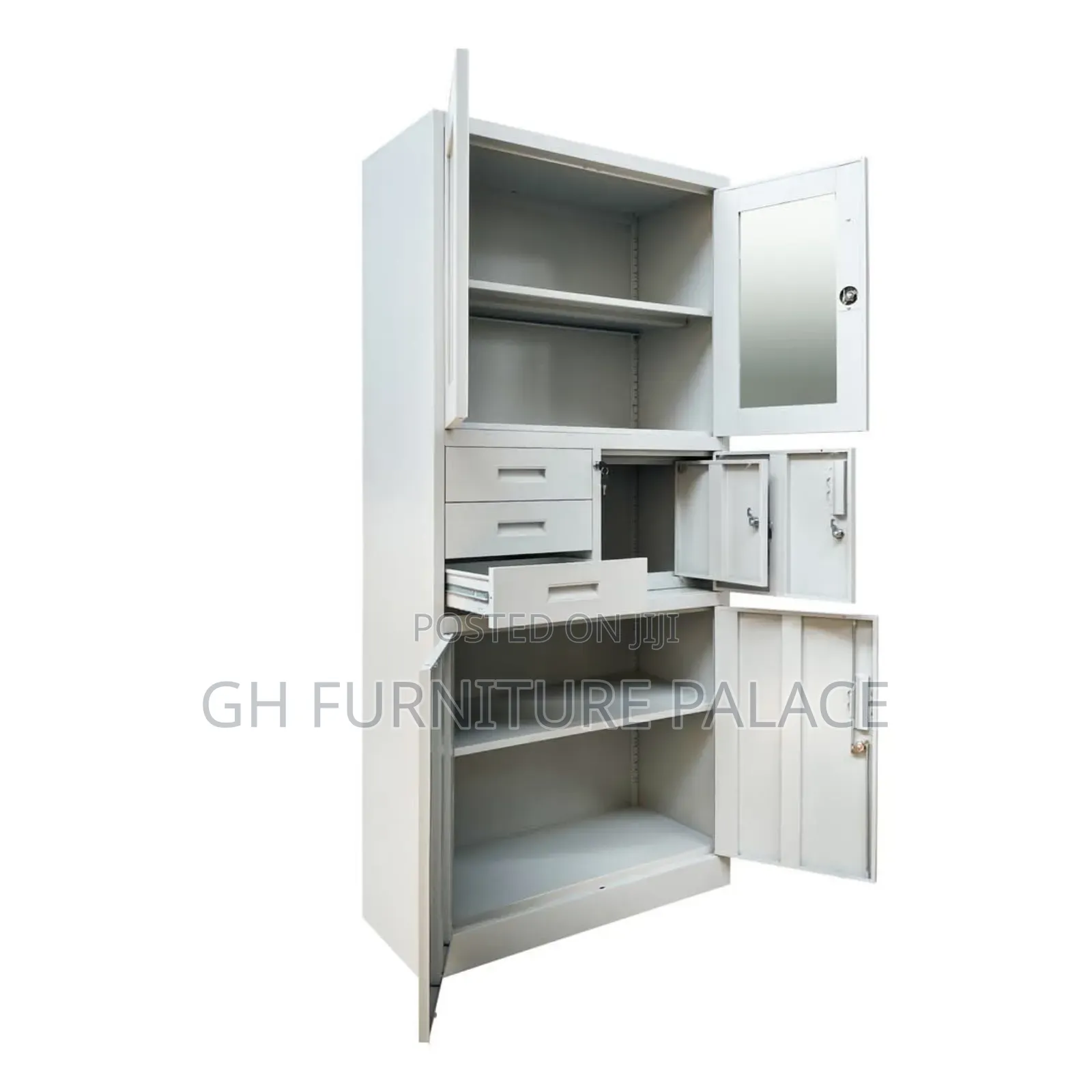 Metal Cabinet With Safe