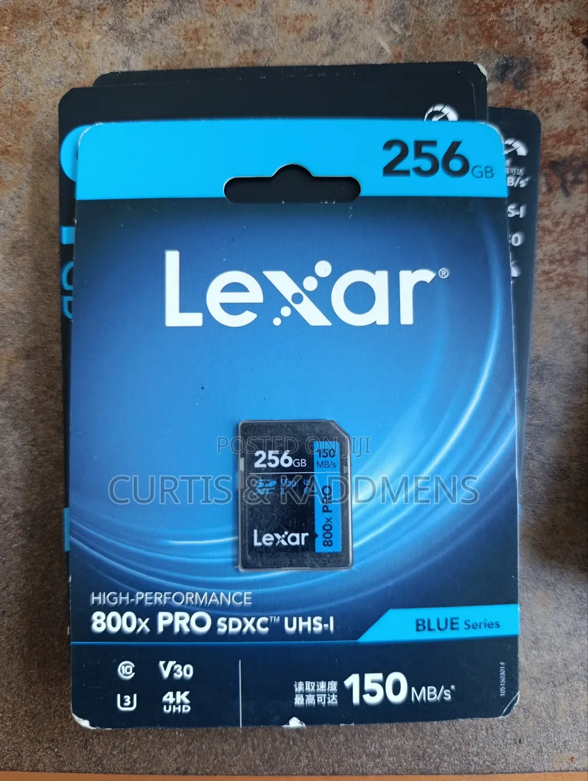 Genuine 256 Lexar 800x Pro 150mb V30 Sd Memory Cards
