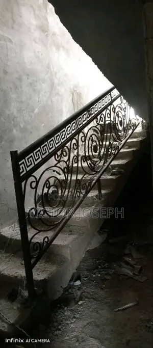Iron Staircase And Handrail