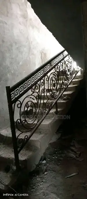 Iron Staircase And Handrail